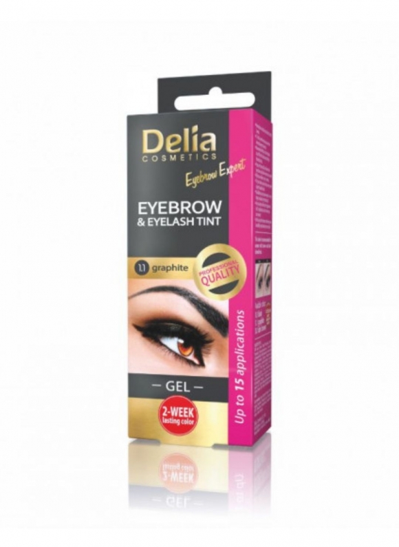 Kulmu- ja ripsmevärv Eyebrow Expert Tint Gel grafiit 1.1 15ml
