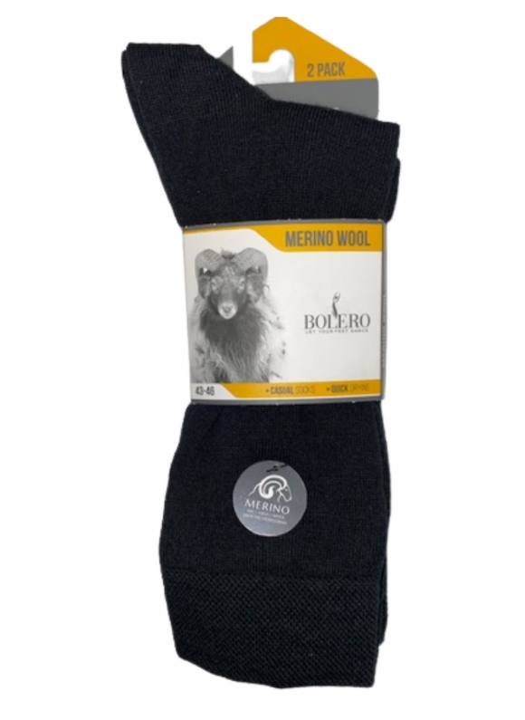 Vyriškos kojinės merino wool BM461 2pr